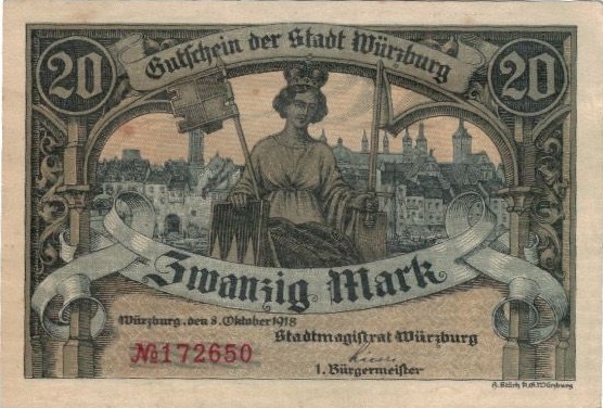 Banknote Würzburg 4